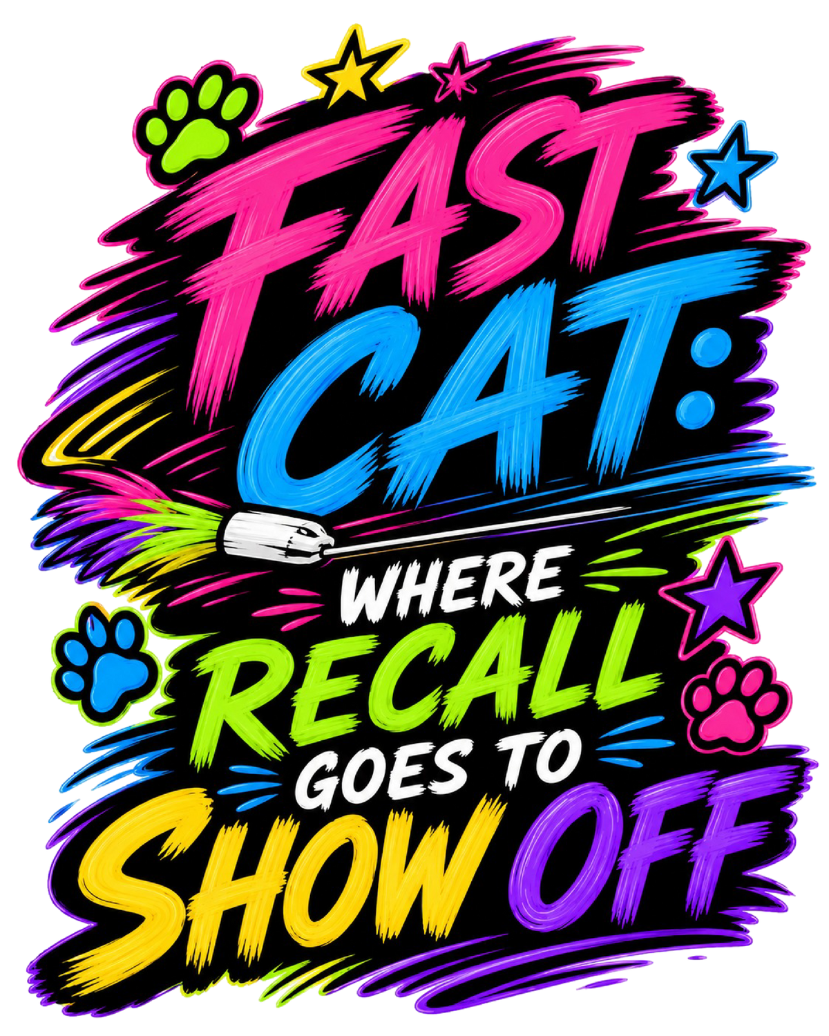 Fast CAT: Where Recall Goes to Show Off shirt design