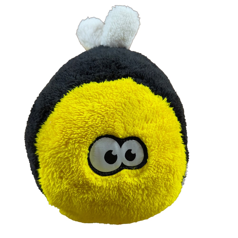Cycle Dog Duraplush FuzzBall Bumble Bee dog toy