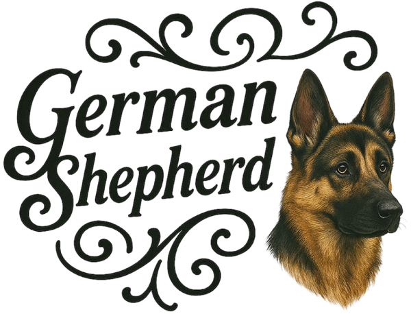 German Shepherd Portrait & Script