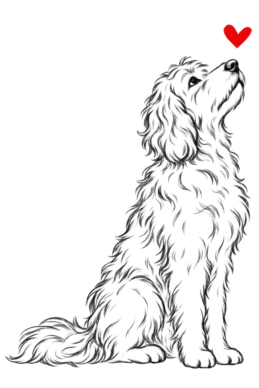 Goldendoodle Heart