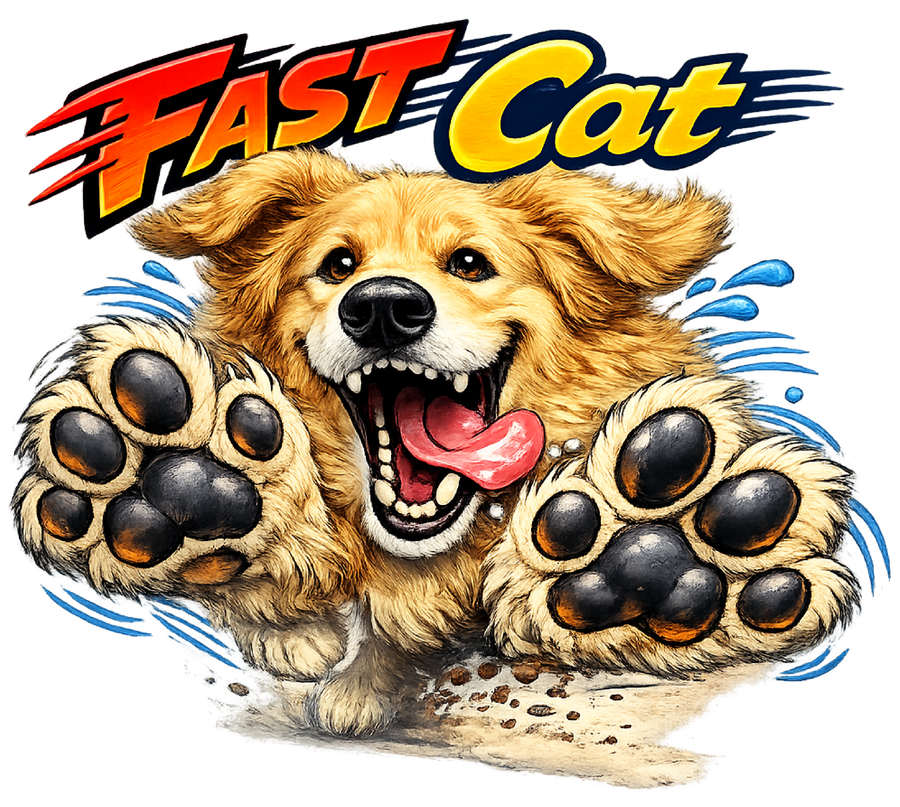 Fast CAT Big Paws - Golden Retriever