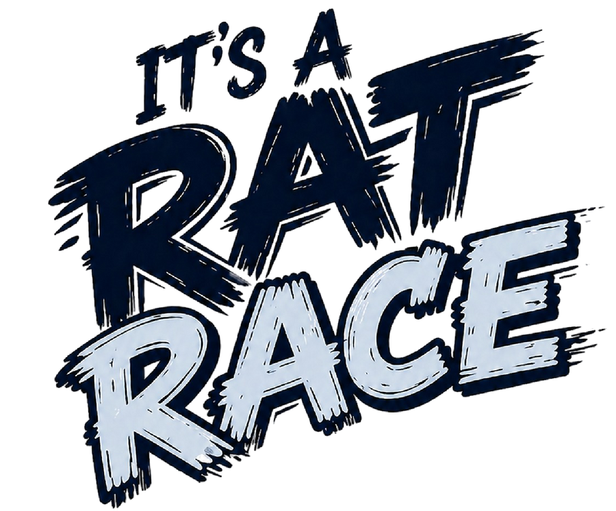 It's a Rat Race - Lettering