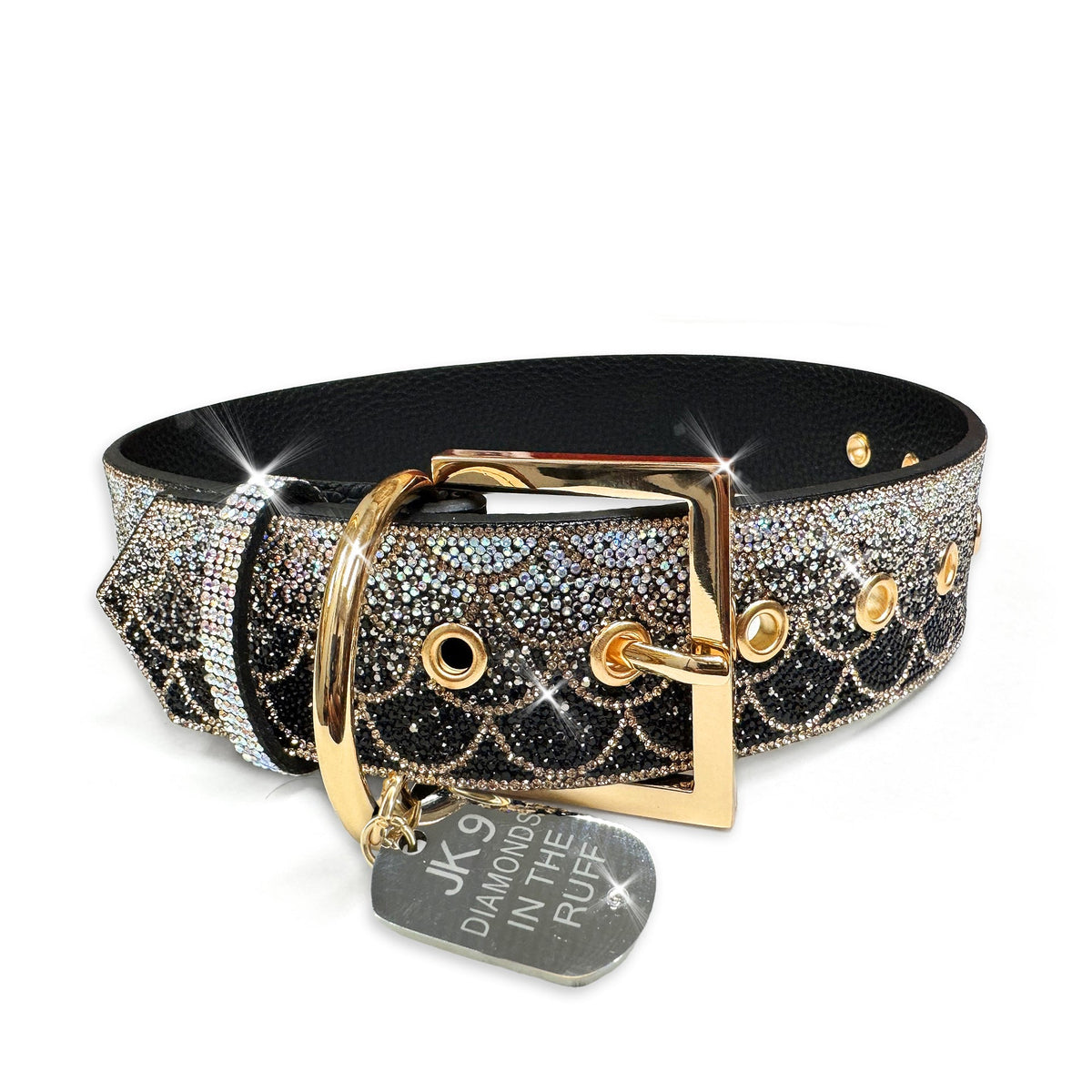 Jacqueline Kent Midnight Mermaid dog collar, Large