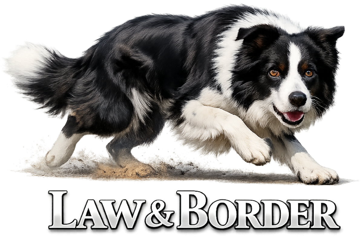 Law & Border Border Collie shirt design