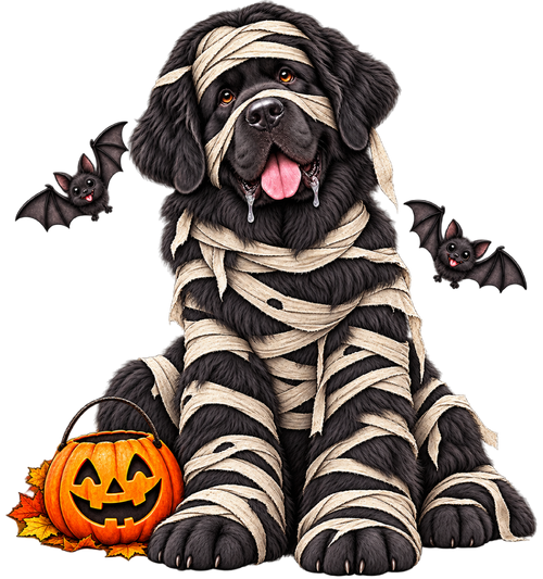Mummy Newfoundland shirt design