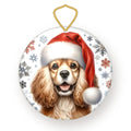 American Cocker Spaniel Christmas ornament