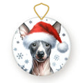 American Hairless Terrier Christmas ornament