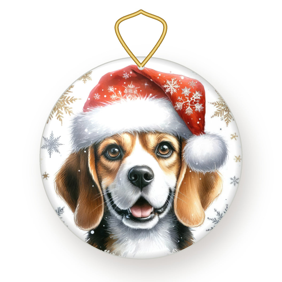 Beagle Christmas ornament