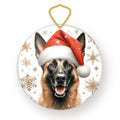 Belgian Malinois Christmas ornament