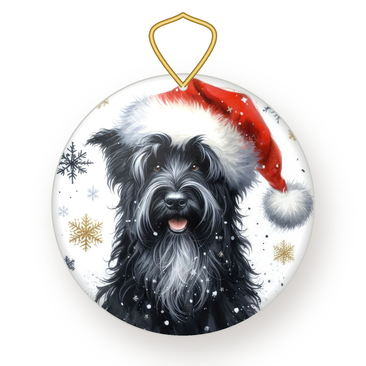 Black Russian Terrier Christmas ornament