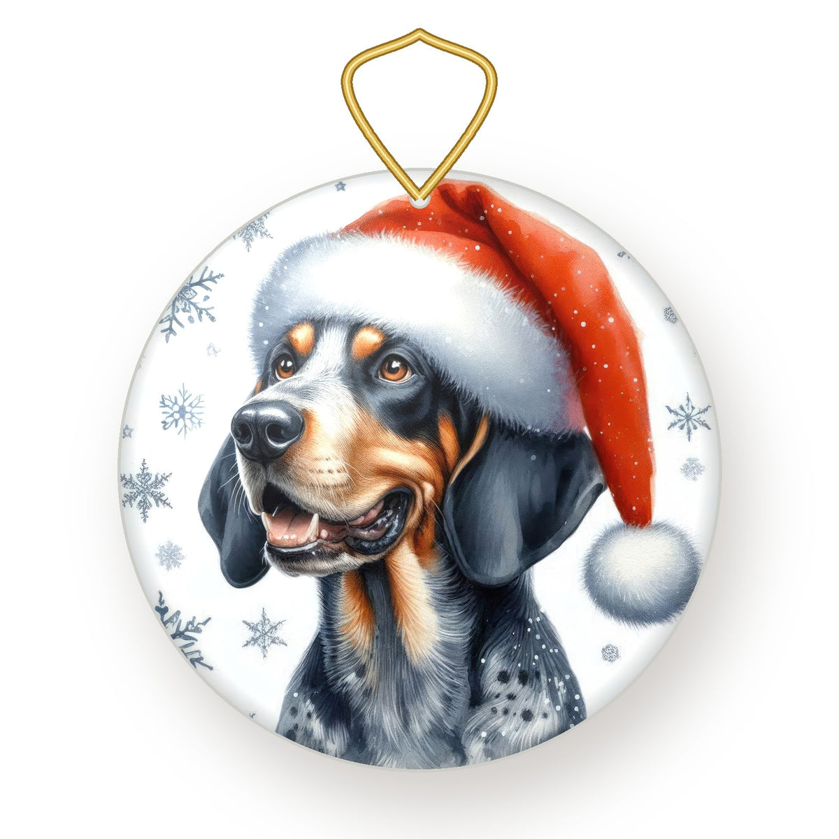 Bluetick Coonhound Christmas ornament