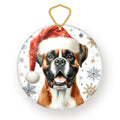 Boxer Christmas ornament