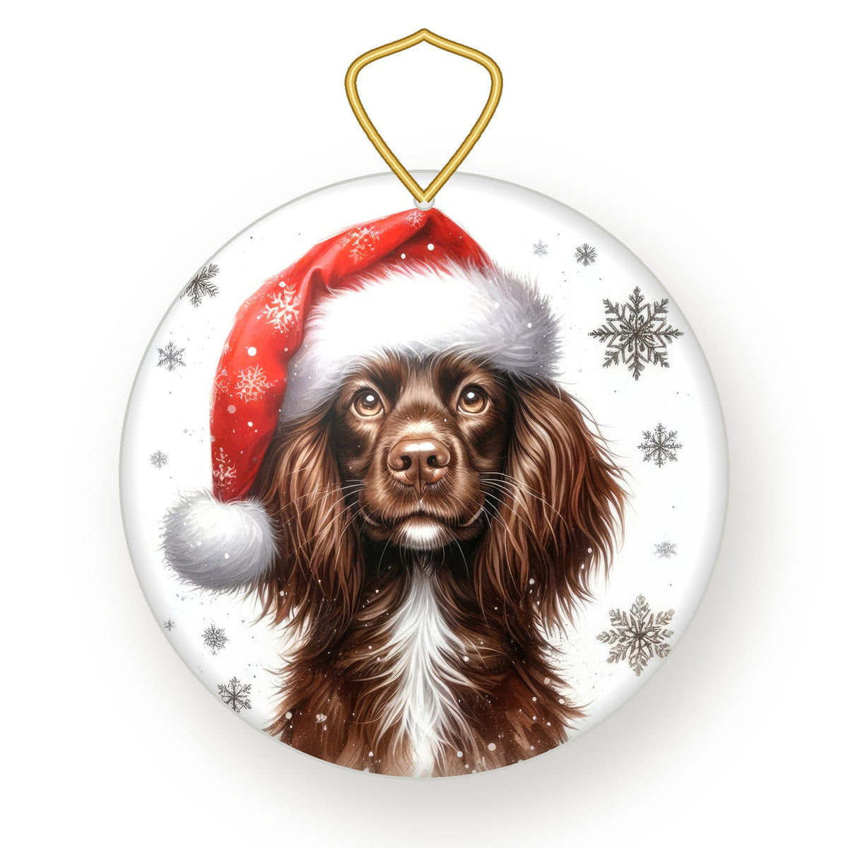 Boykin Spaniel Christmas ornament