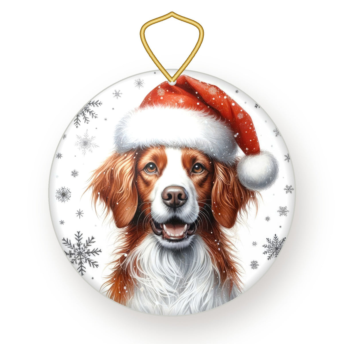 Brittany Christmas ornament