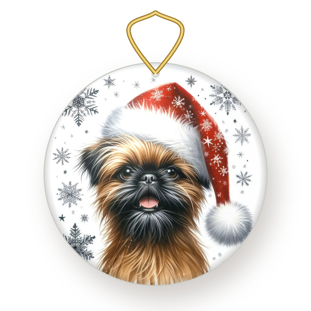 Brussels Griffon Christmas ornament