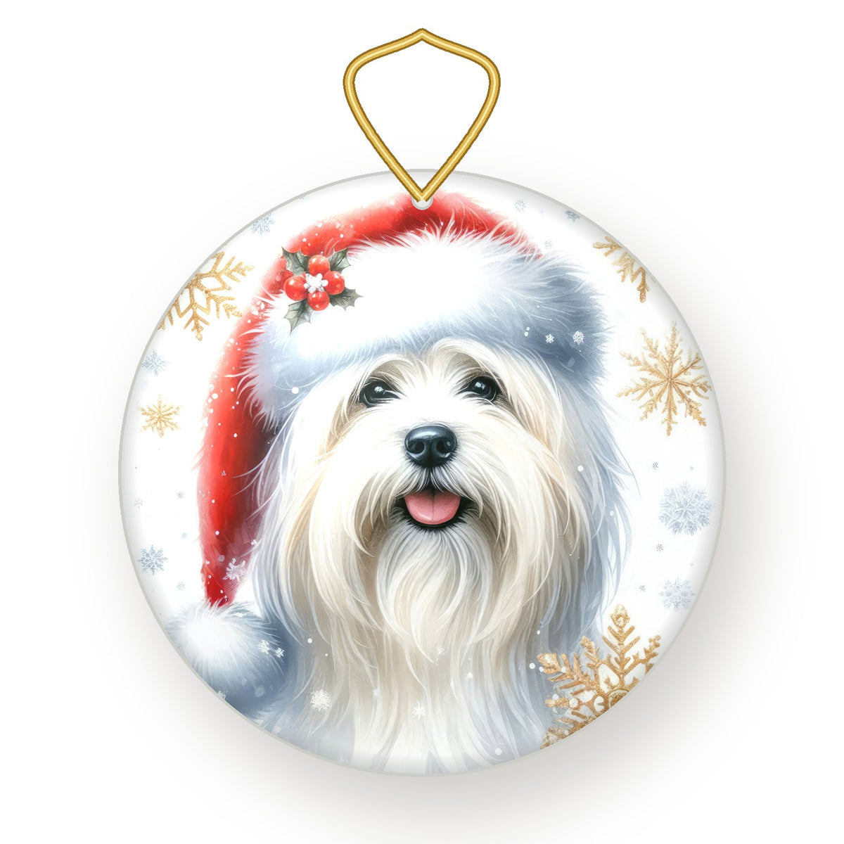 Coton de Tulear Christmas ornament