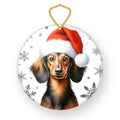 Dachshund Christmas ornament