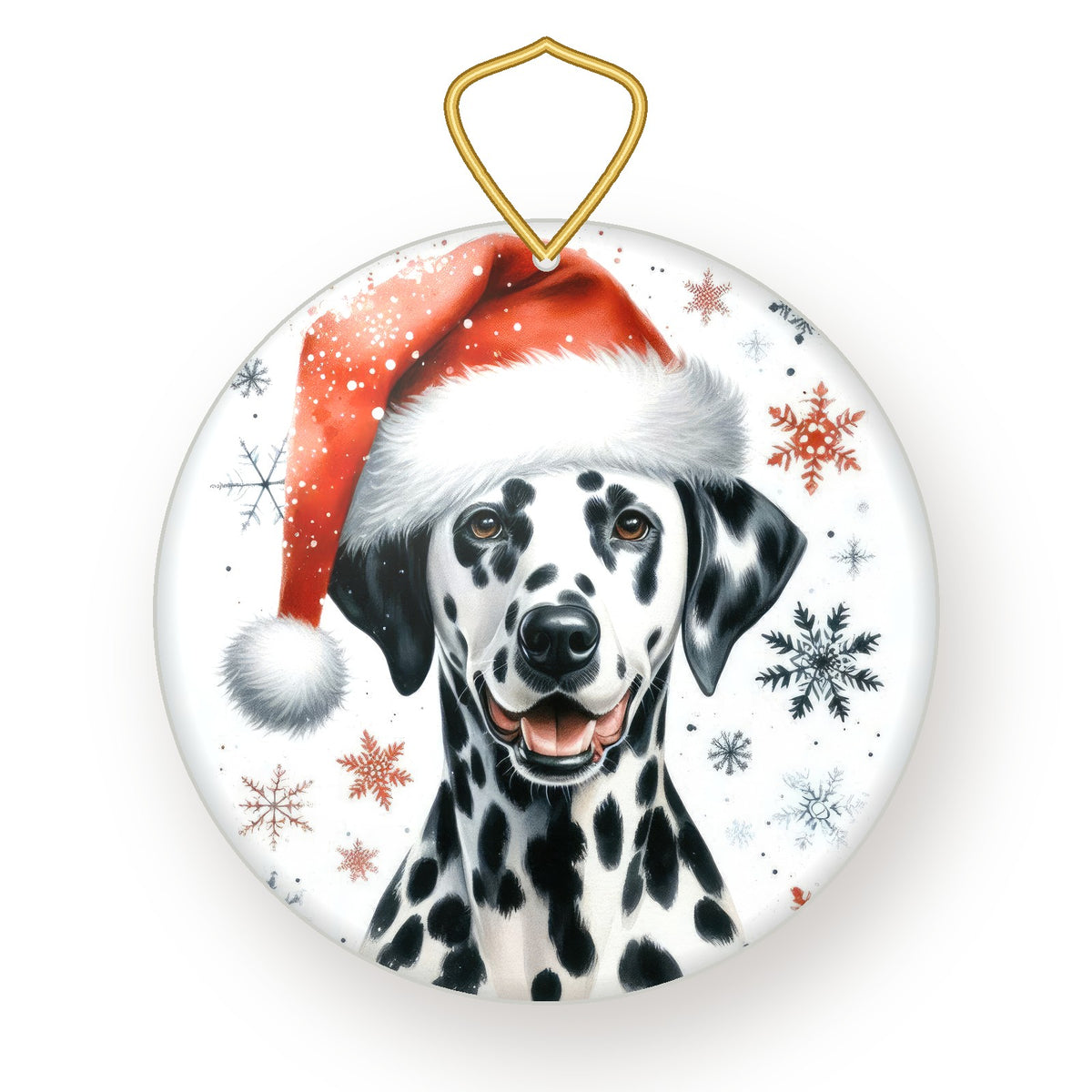 Dalmatian Christmas ornament