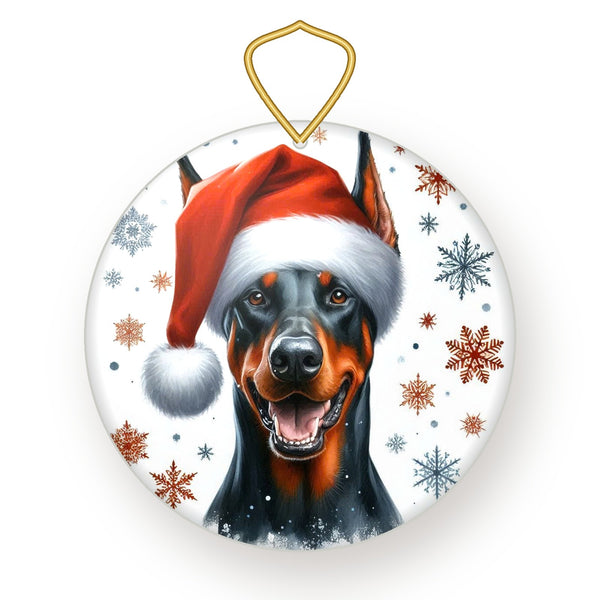 Doberman Pinscher Christmas Ornament