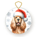 English Cocker Spaniel Christmas ornament