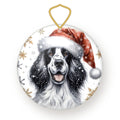 English Setter Christmas ornament