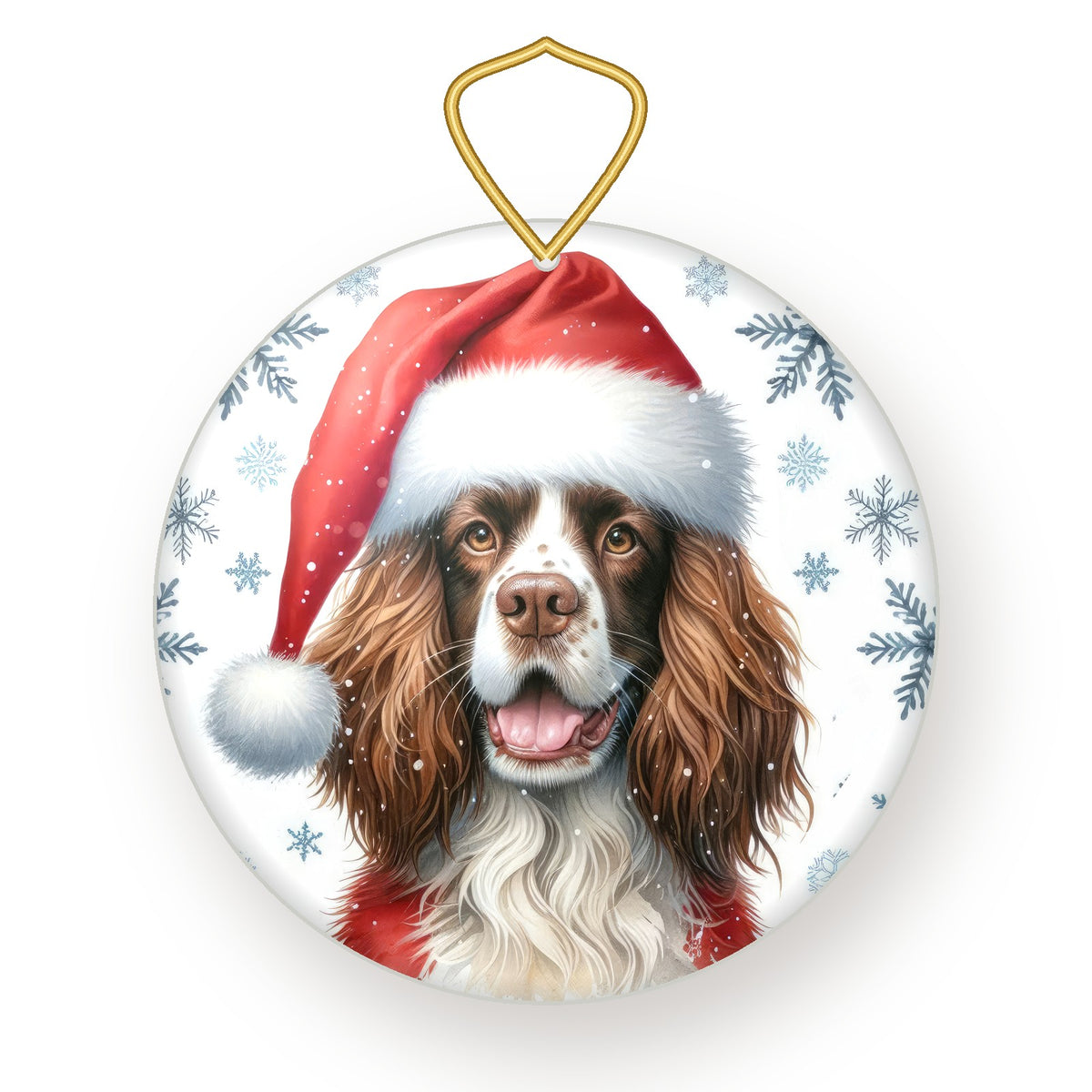 English Springer Spaniel Christmas ornament