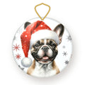 French Bulldog Christmas ornament