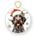 German Wirehaired Pointer Christmas ornament