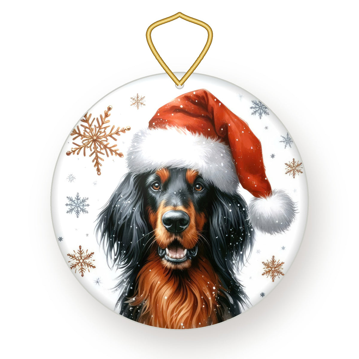 Gordon Setter Christmas ornament
