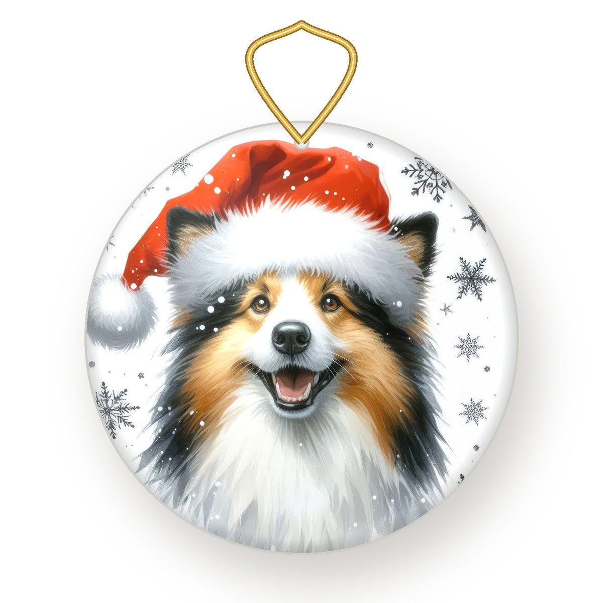 Icelandic Sheepdog Christmas ornament