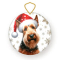Irish Terrier Christmas ornament