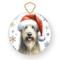 Irish Wolfhound Christmas ornament