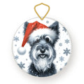 Kerry Blue Terrier Christmas ornament