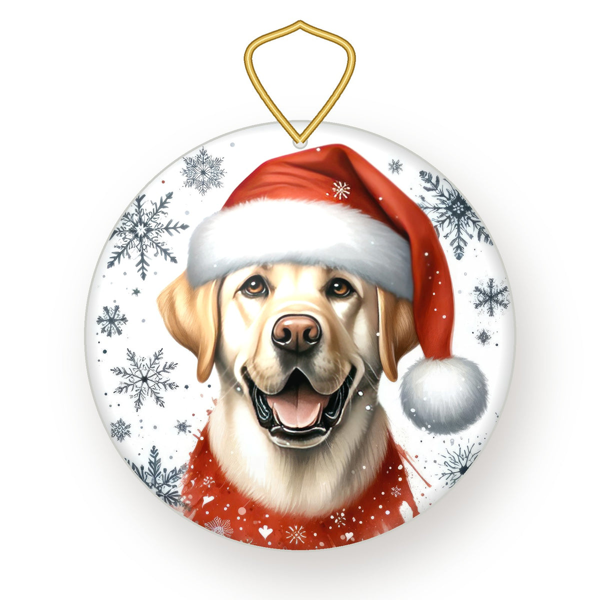 Labrador Retriever Christmas ornament