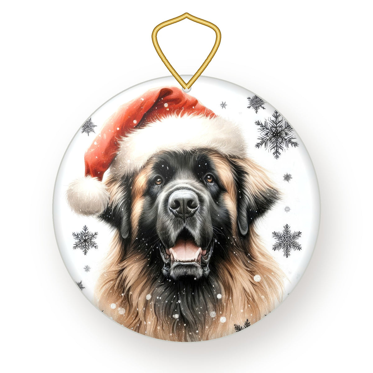 Leonberger Christmas ornament