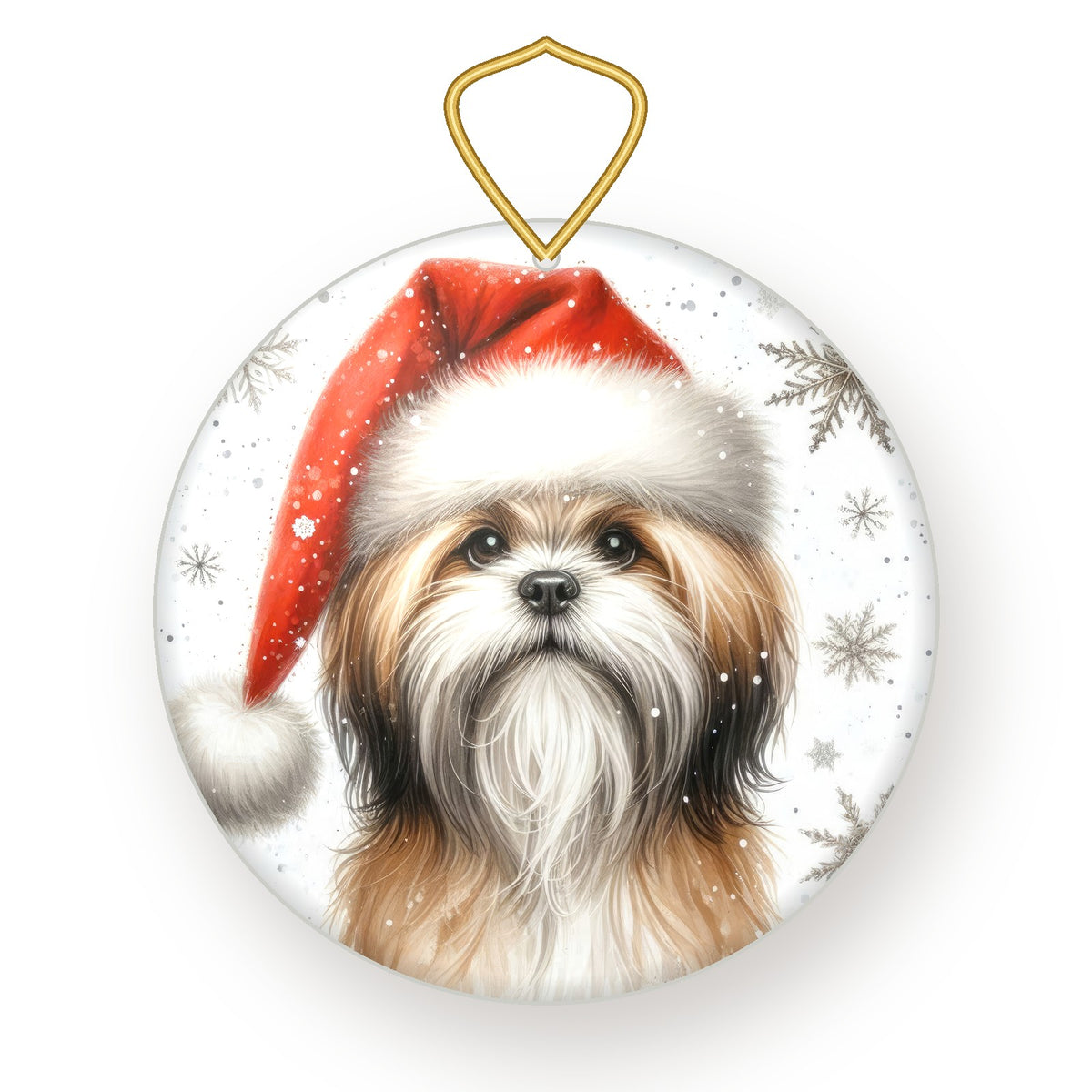 Lhasa Apso Christmas ornament