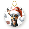 Manchester Terrier Christmas ornament