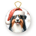 Miniature American Shepherd Christmas ornament