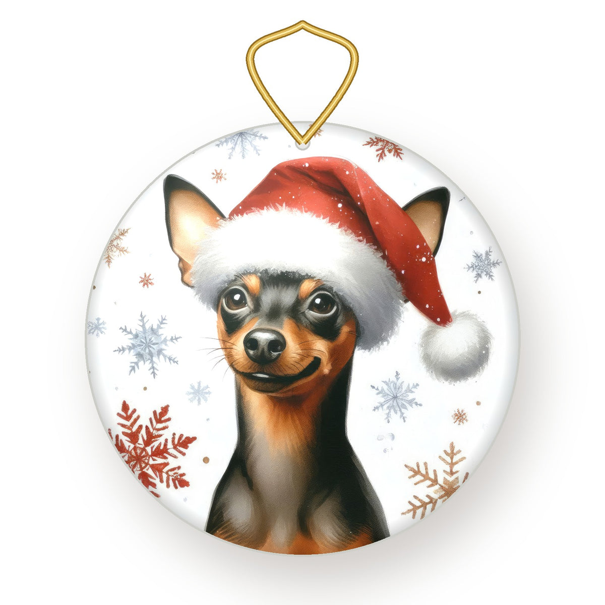 Miniature Pinscher Christmas ornament