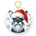 Miniature Schnauzer Christmas ornament