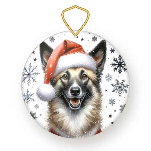 Mudi Christmas ornament