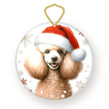 Poodle Christmas ornament