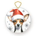 Rat Terrier Christmas ornament