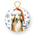 Saluki Christmas ornament