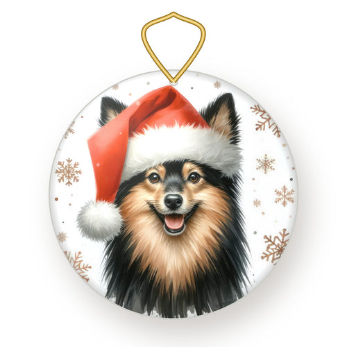 Schipperke Christmas ornament