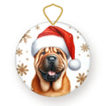 Shar-Pei Christmas ornament