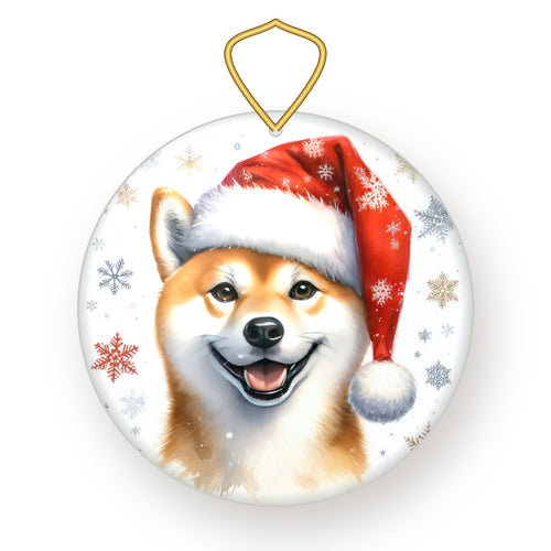 Shiba Inu Christmas ornament