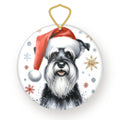 Standard Schnauzer Christmas ornament