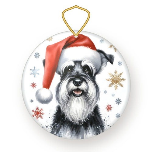 Standard Schnauzer Christmas ornament
