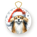 Tibetan Spaniel Christmas ornament
